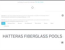 Tablet Screenshot of hatteraspools.com